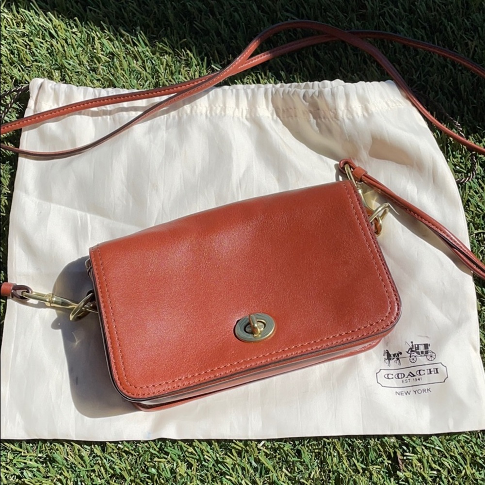 New Coach Crossbody Purse Bag- British Tan